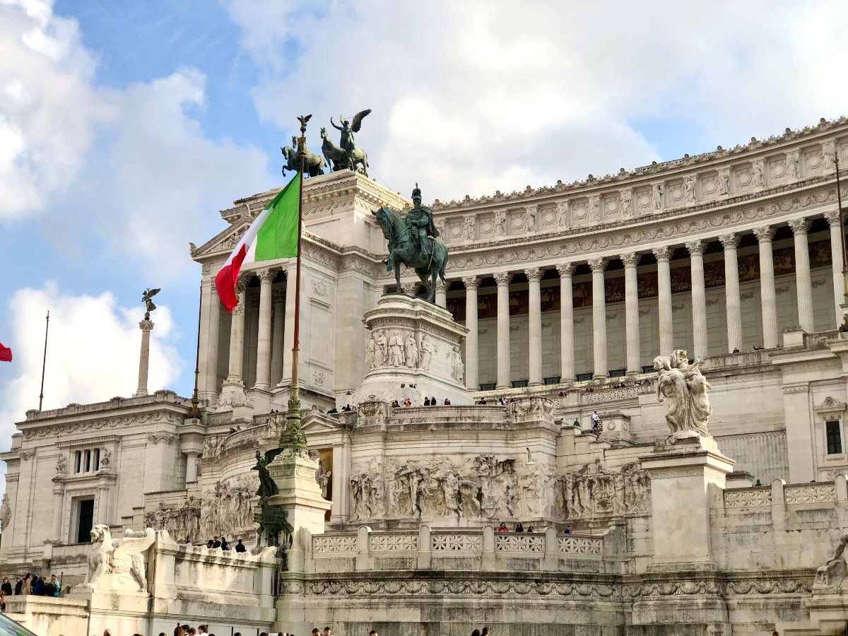 Vittoriano – Nationaldenkmal am Piazza Venezia in Rom